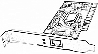 Сетевая карта PCI 10/100Mbps (Б/У)