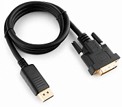 Кабель DisplayPort - DVI, DisplayPort (m) - DVI-D (m), CABLEXPERT CC-DPM-DVIM, 1 м, черный