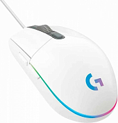 Мышь LOGITECH G102 LightSync, белая