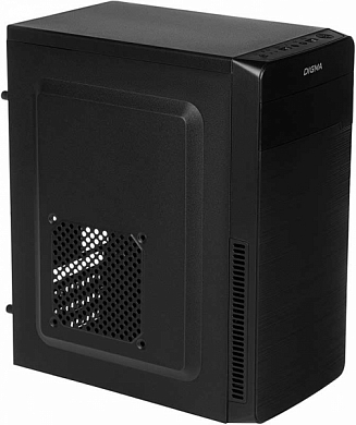 Корпус mATX DIGMA DC-MATX104-U2, без БП, черный