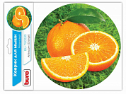 Коврик для мыши BURO BU-T60039, рисунок апельсин