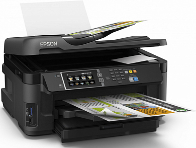 МФУ EPSON L1455, струйный, A3+, черный (C11CF49403)