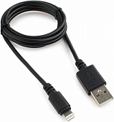 Кабель Apple Lightning - USB Am, CABLEXPERT CC-USB-AP2MBP, 1 м, черный