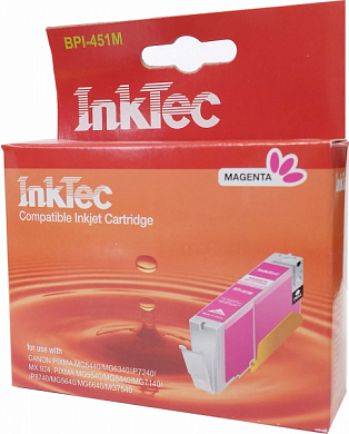 Струйный картридж INKTEC BPI-451M, пурпурный