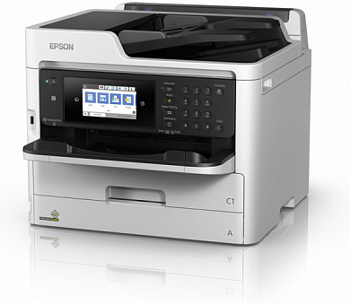 МФУ EPSON WorkForce Pro WF-C5790DWF, струйный, A4, серый (C11CG02401)