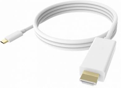 Кабель HDMI v1.4, USB Type-C - HDMI (m), NME, 1.8 м, белый