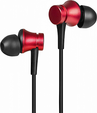 Гарнитура XIAOMI Mi Earphones Basic, вкладыши, красная